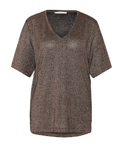 Dames T-shirt bruin