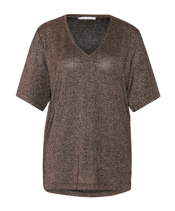 Dames T-shirt bruin