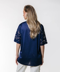 Dames t-shirt blauw
