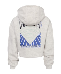 Meisjes hoodie grijs