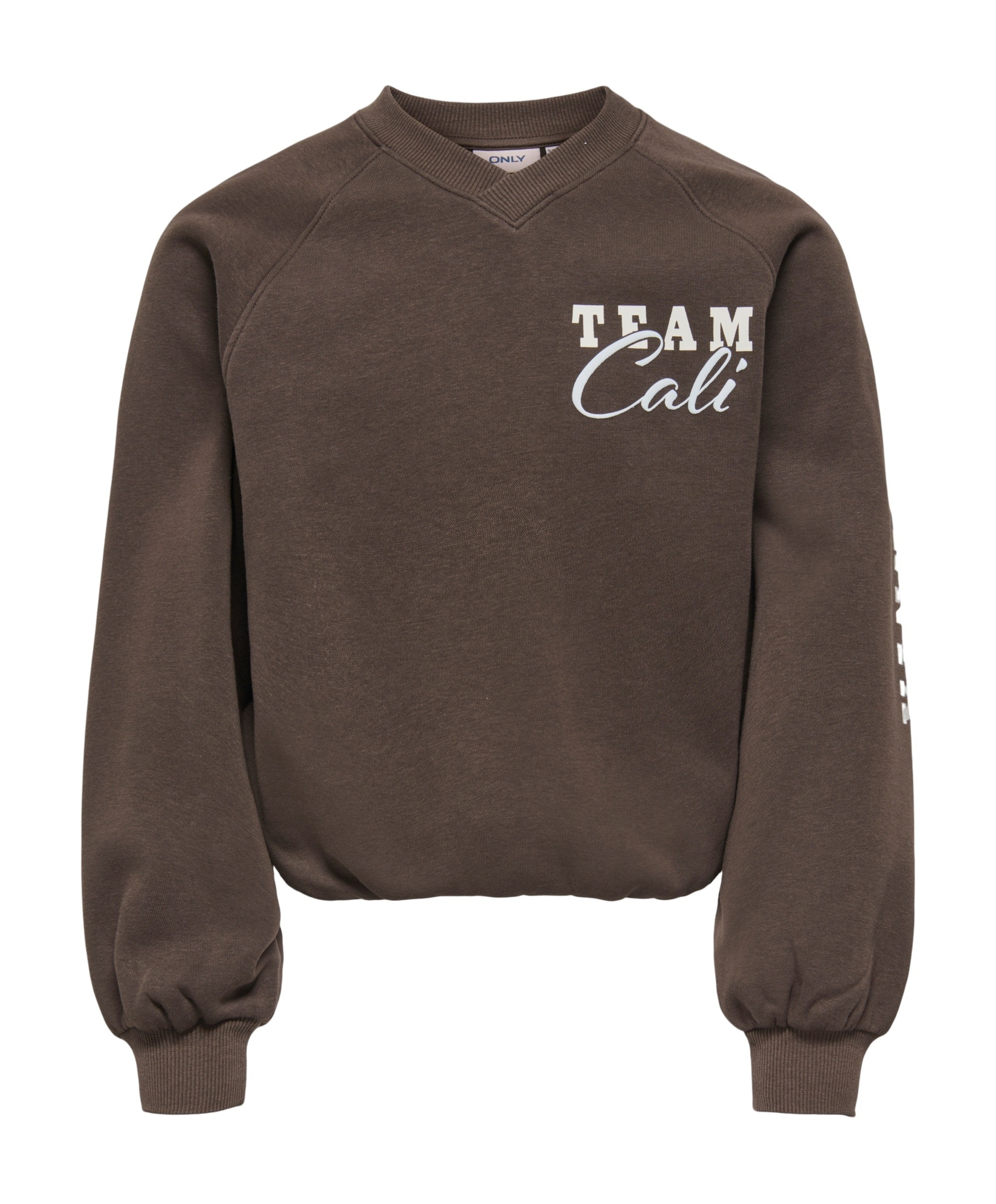 Meisjes sweater bruin