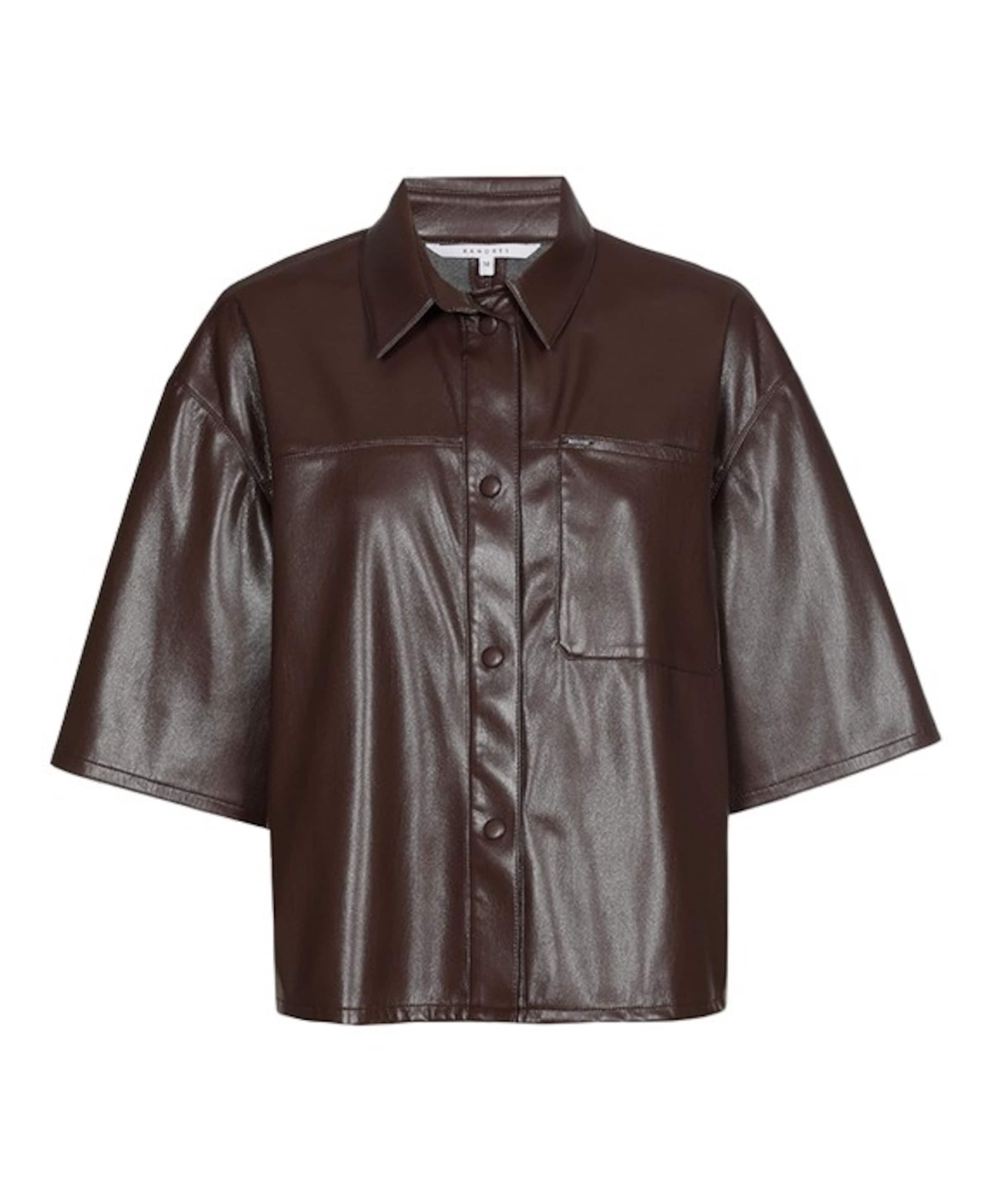 Dames blouse bruin