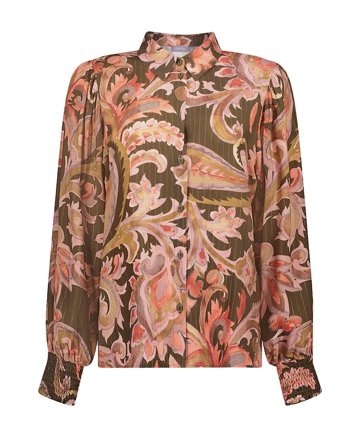 Dames blouse groen