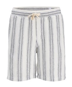 JPSTJAIDEN COBA STRIPE JOG SHORT M jongens korte broek ecru