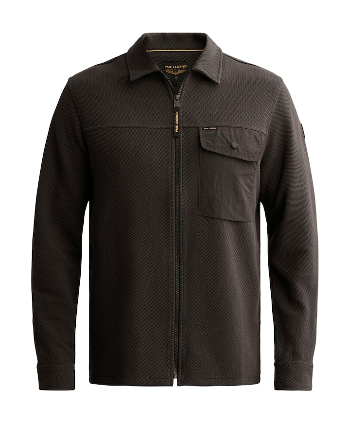 Heren overshirt zwart