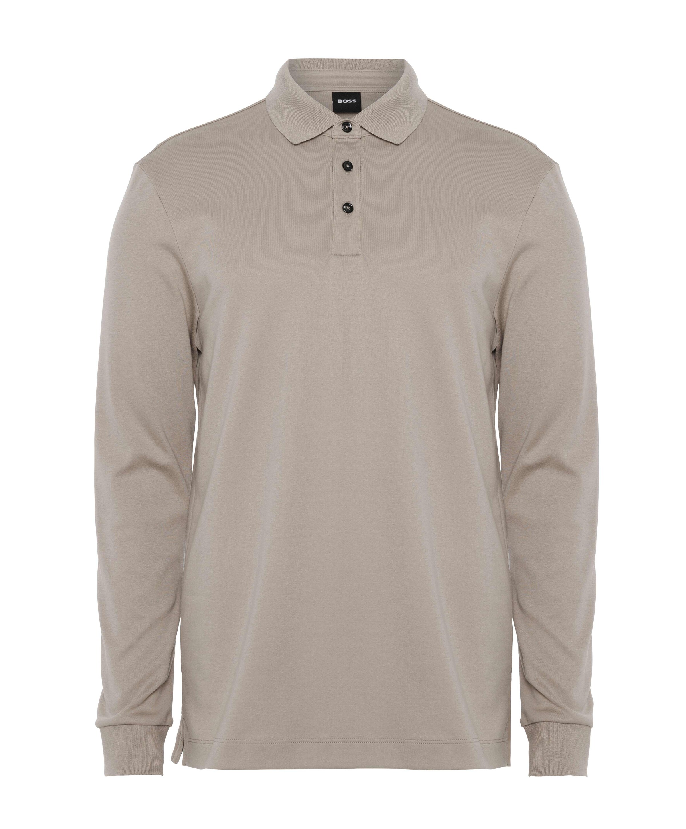 Heren polo beige