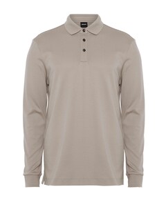Heren polo beige
