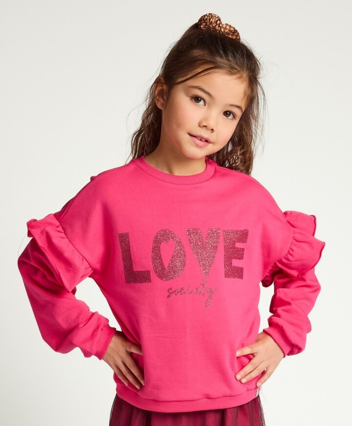Meisjes sweater roze