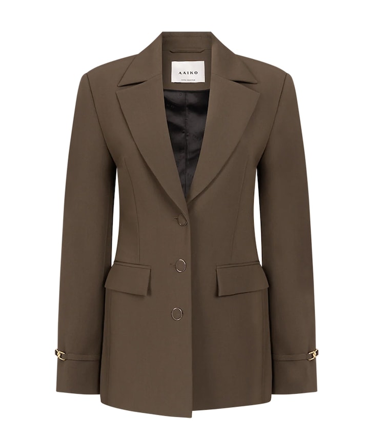 Dames blazer groen