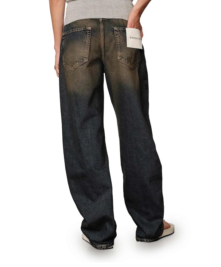 Lulu dames jeans bruin