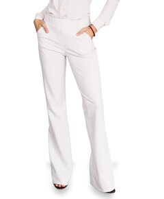 Flair LONG bonded trousers dames broek ecru
