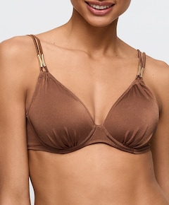 Dames bikinitop bruin