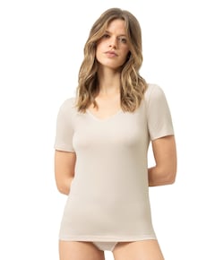 Dames T-shirt beige