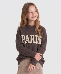 Meisjes trui bruin