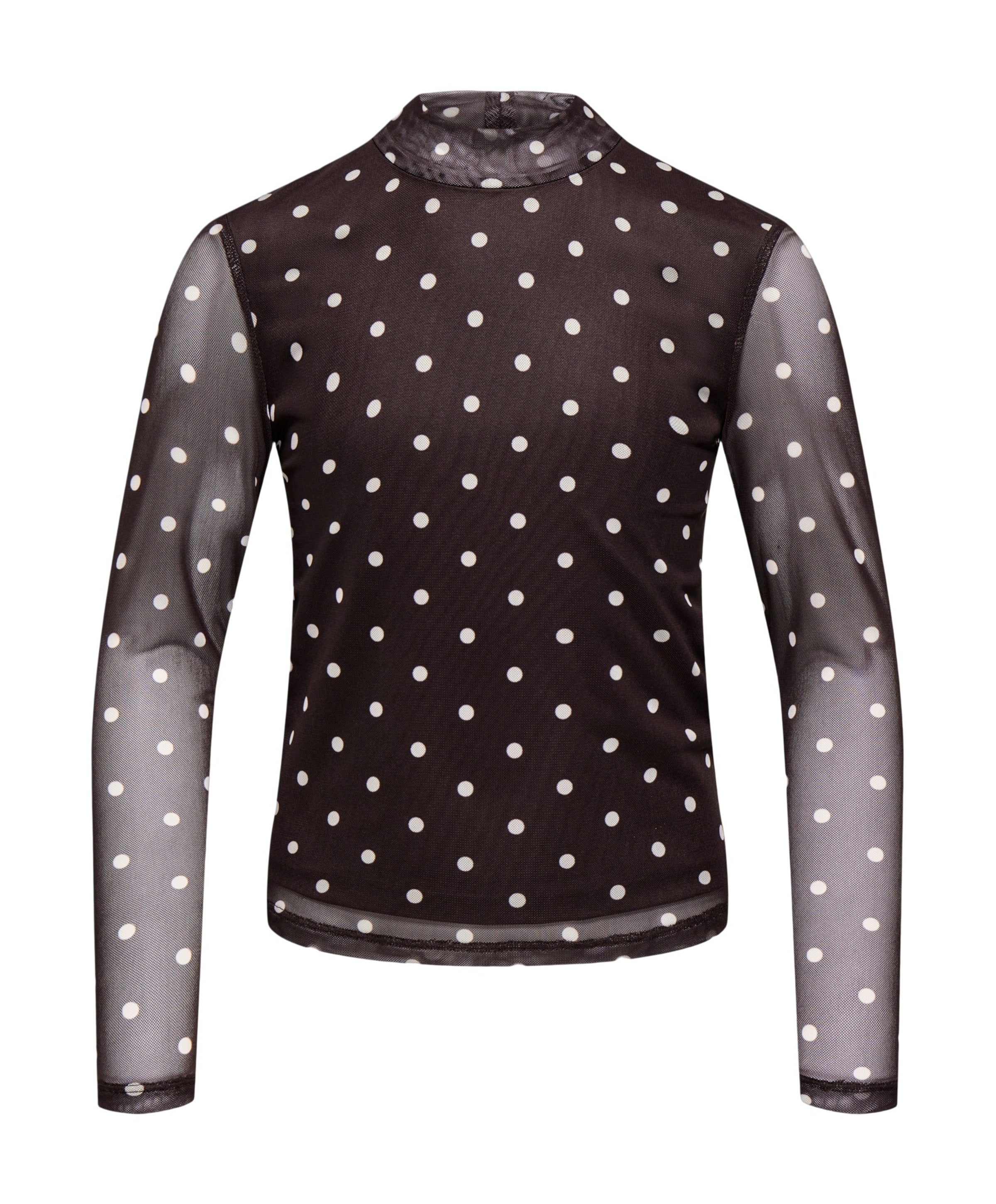 Meisjes longsleeve bruin