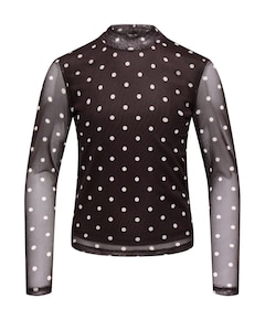 Meisjes longsleeve bruin