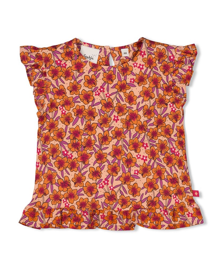 Meisjes T-shirt oranje