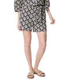 Dames korte broek ecru