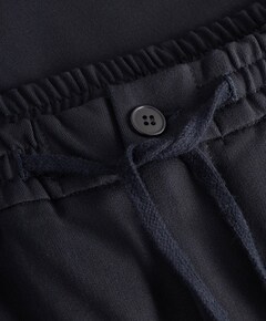 Como Tapered Drawstring Pants heren broek blauw