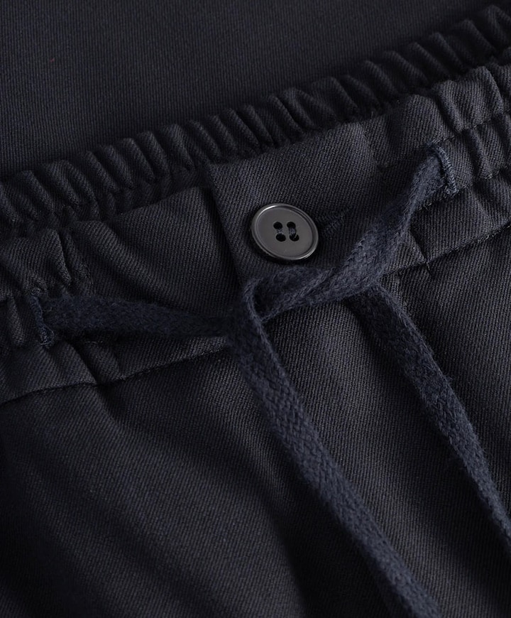 Como Tapered Drawstring Pants heren broek blauw