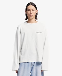 Heren longsleeve wit
