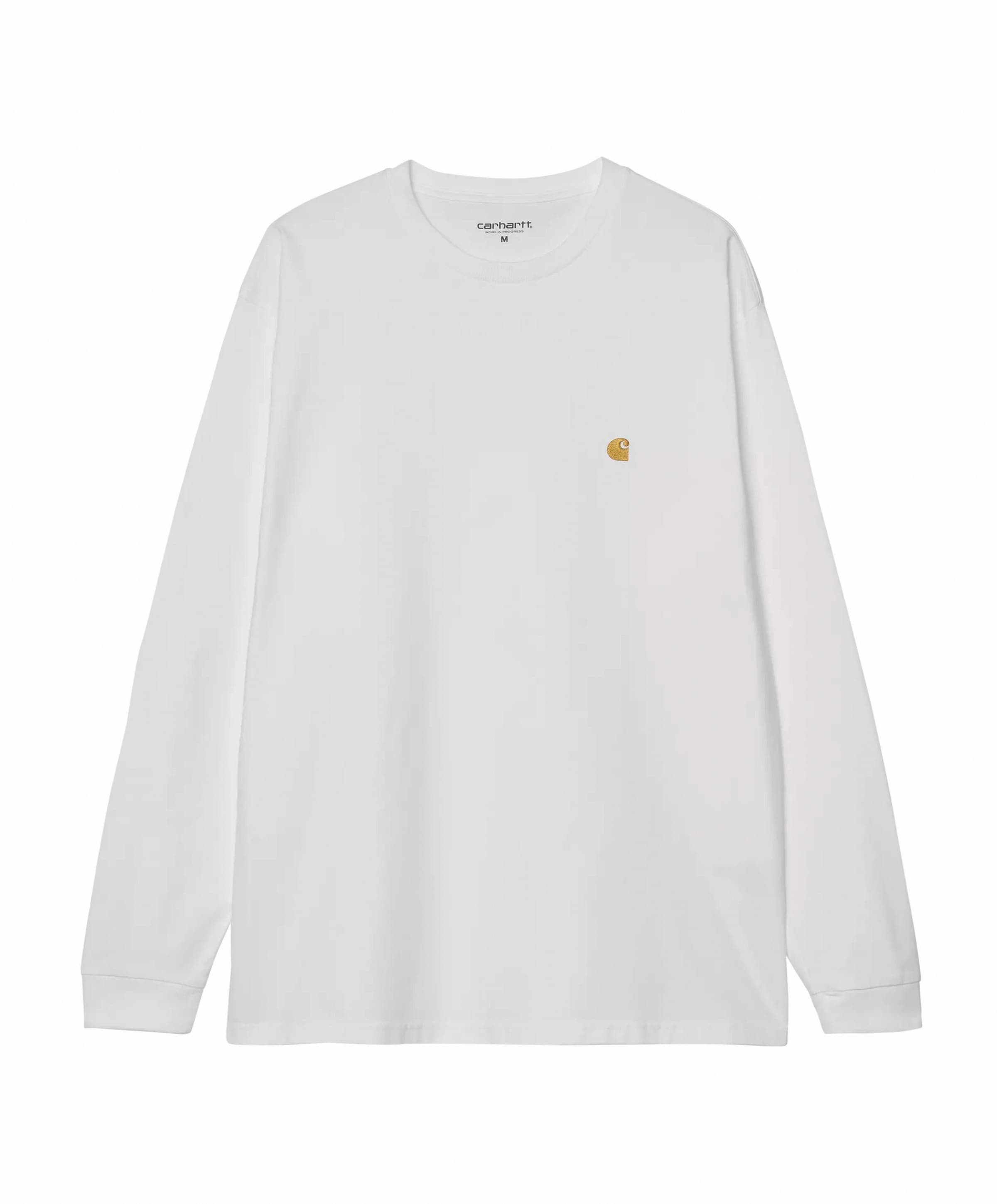 Heren longsleeve wit