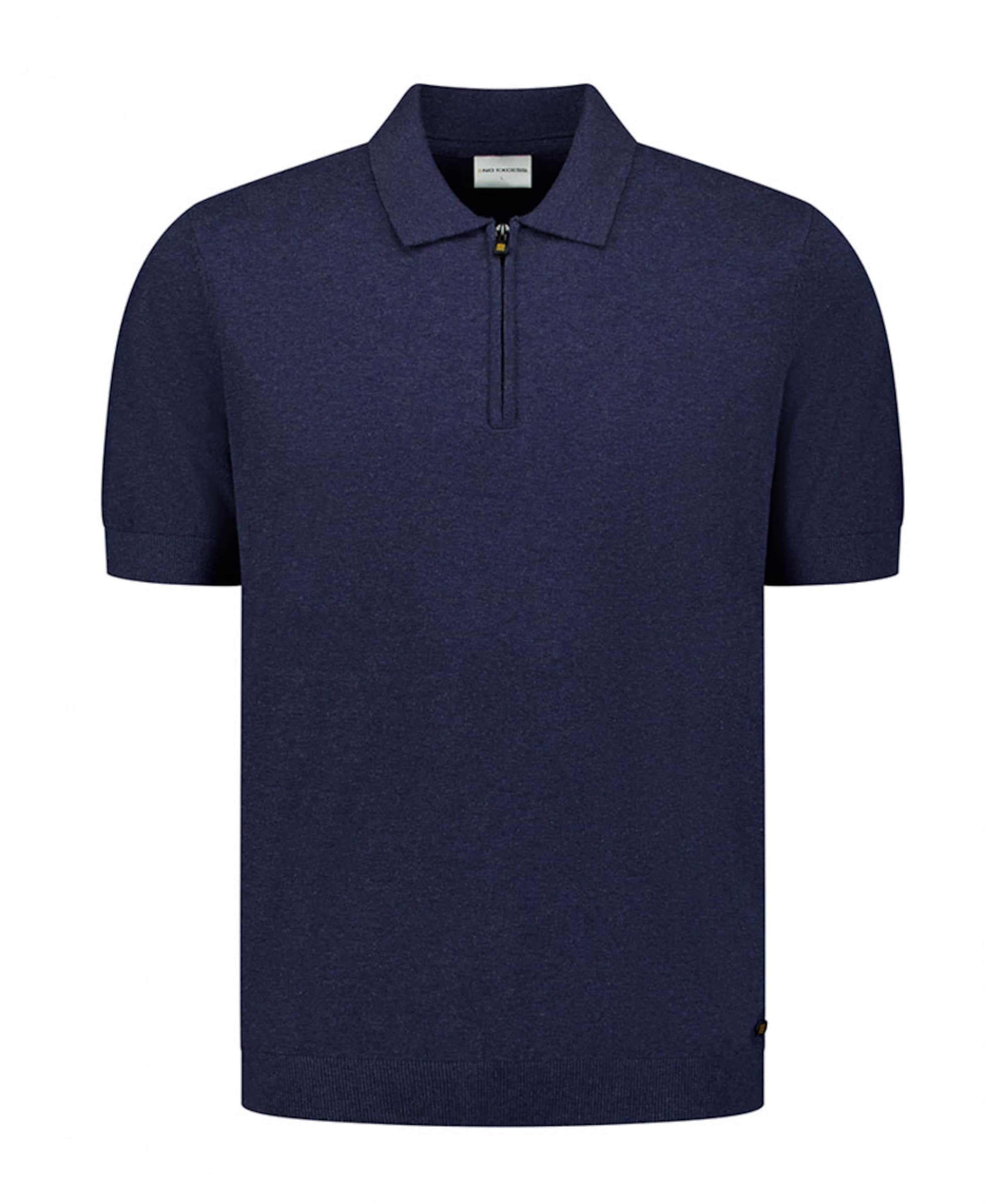Heren polo blauw