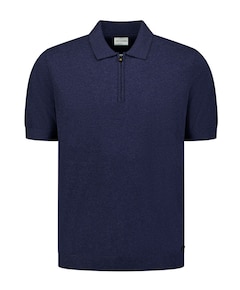Heren polo blauw