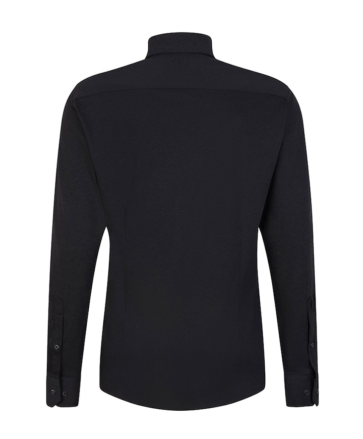 Heren overhemd lange mouw grijs