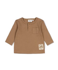 Jongens longsleeve beige