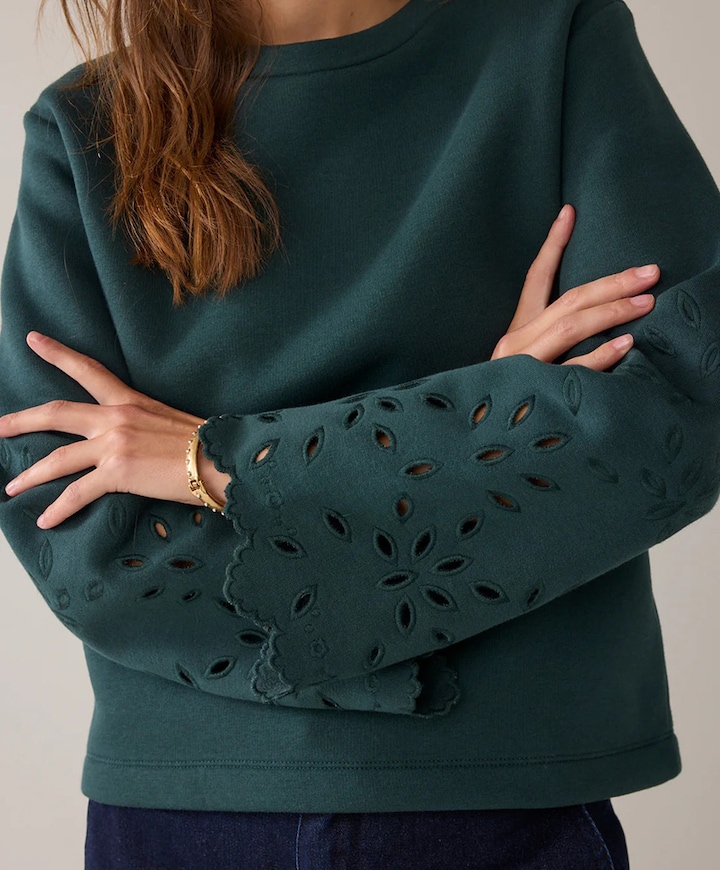 Dames sweater groen