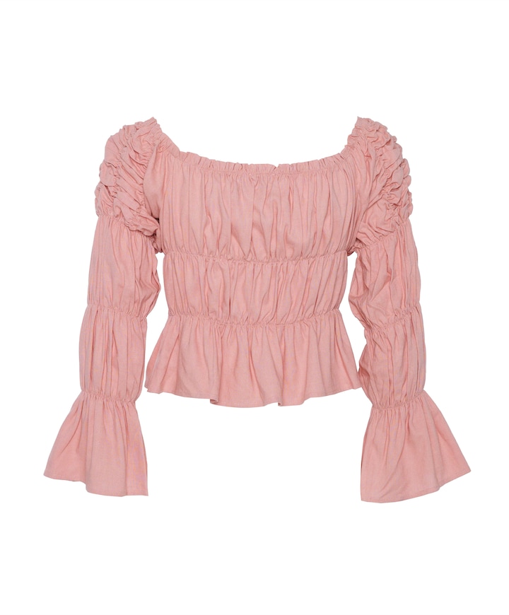 Dames blouse roze