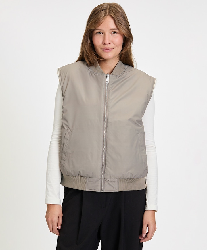 Bodywarmer beige