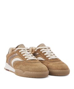Kris Pax dames sneakers bruin
