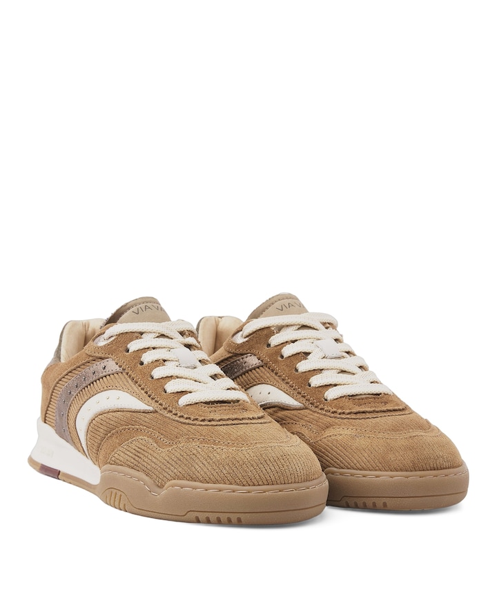 Kris Pax dames sneakers bruin