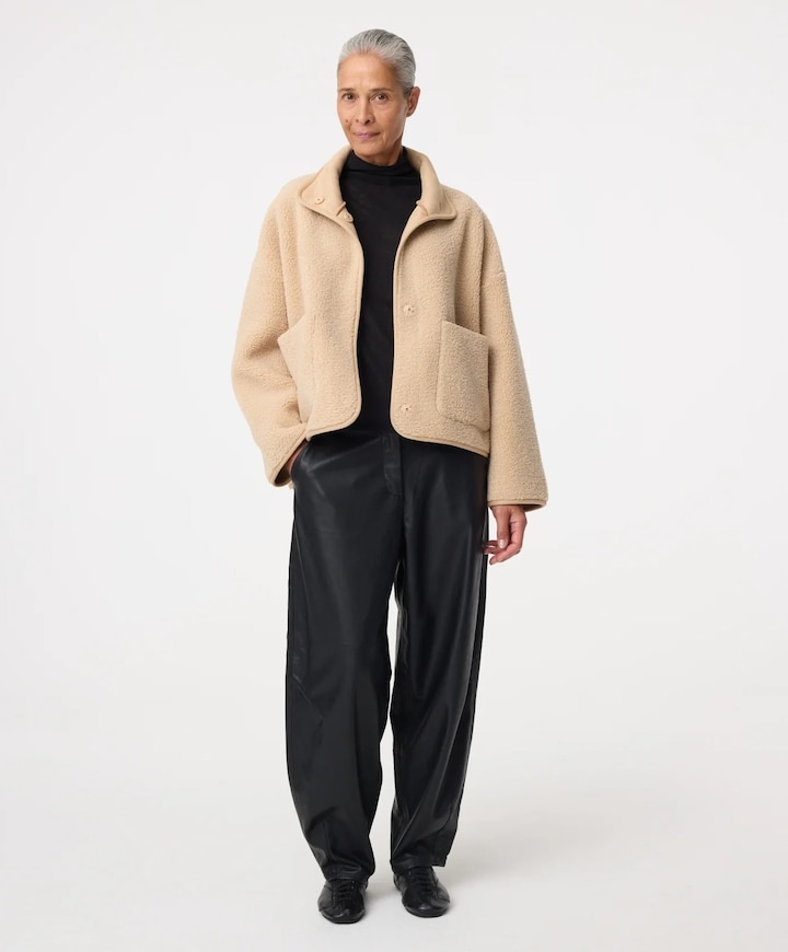 Dames jas beige