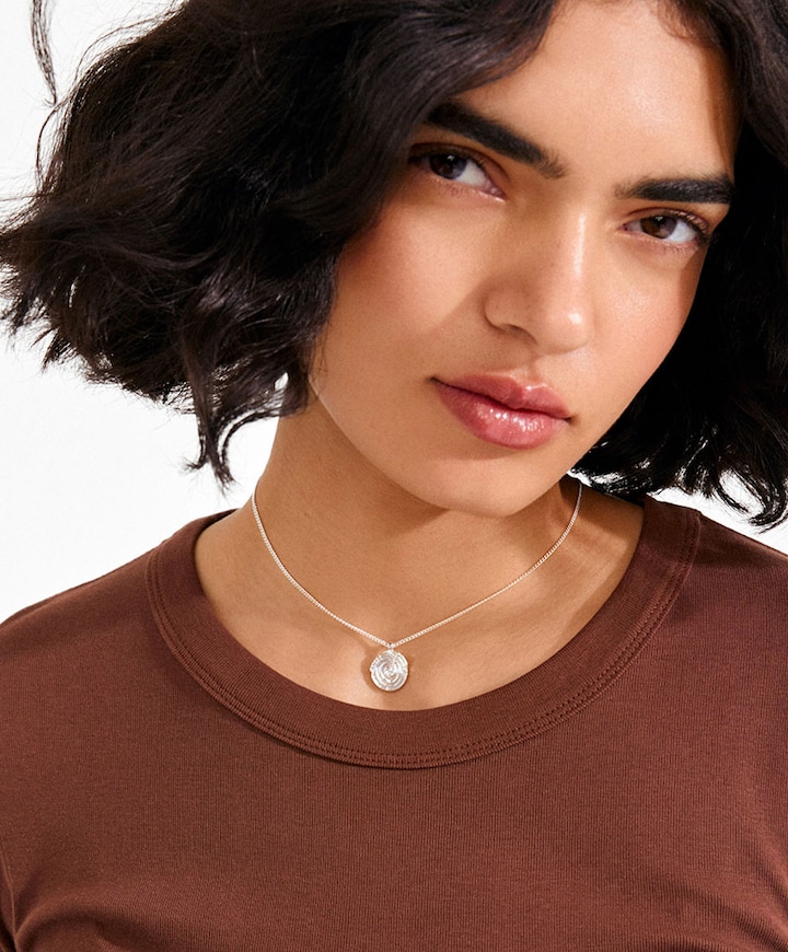 Dames ketting zilver