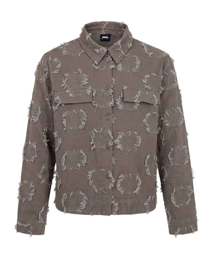 Dames blouse bruin