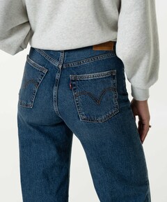 Ribcage wide leg H223 dames jeans blauw