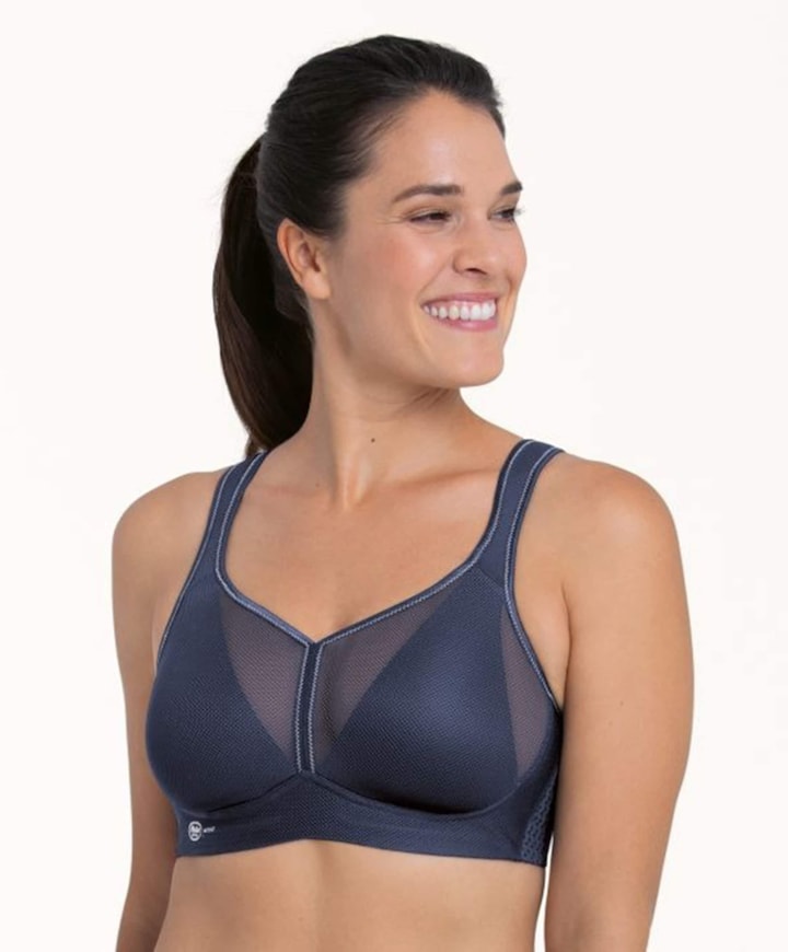 Dames sport bh blauw