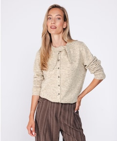 Dames vest beige