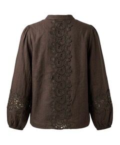 Dames blouse bruin