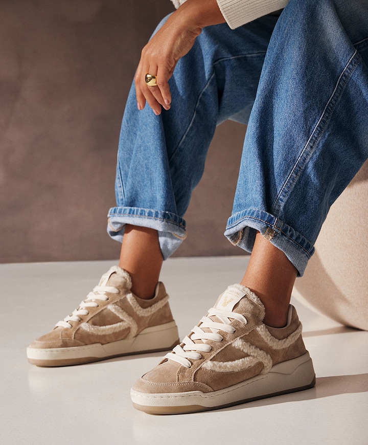 Sam Sadie dames sneakers beige