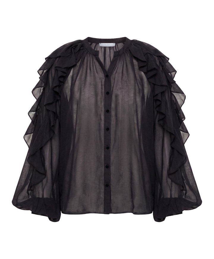 Dames blouse zwart