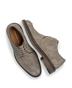 heren veterschoenen beige