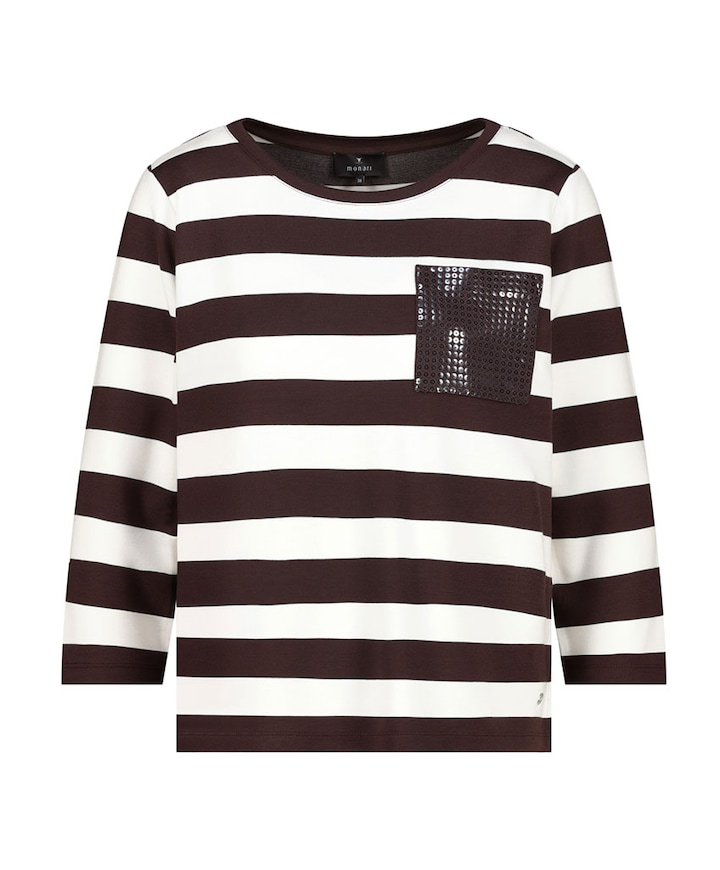 Dames longsleeve bruin