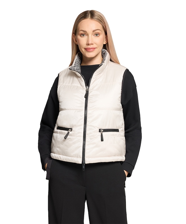 Dames bodywarmer beige