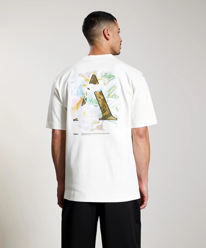 Heren T-shirt beige