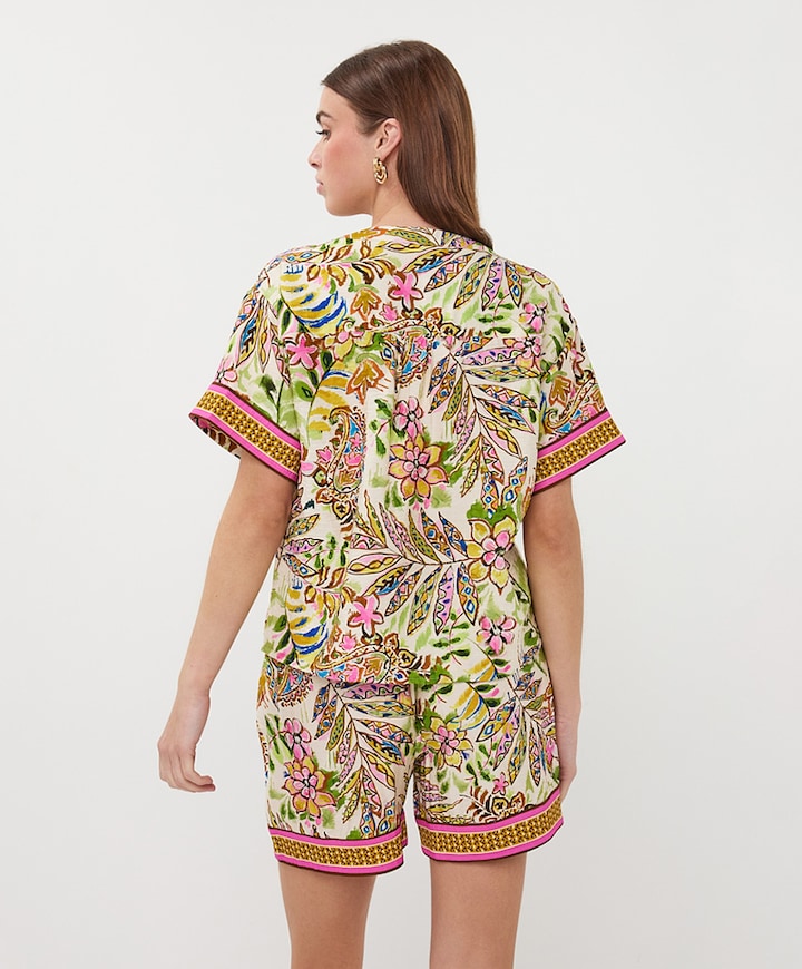 Dames blouse multicolor
