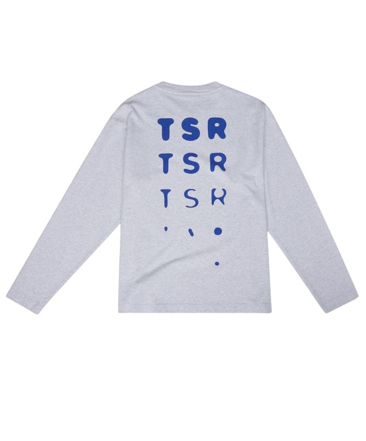 Heren longsleeve grijs